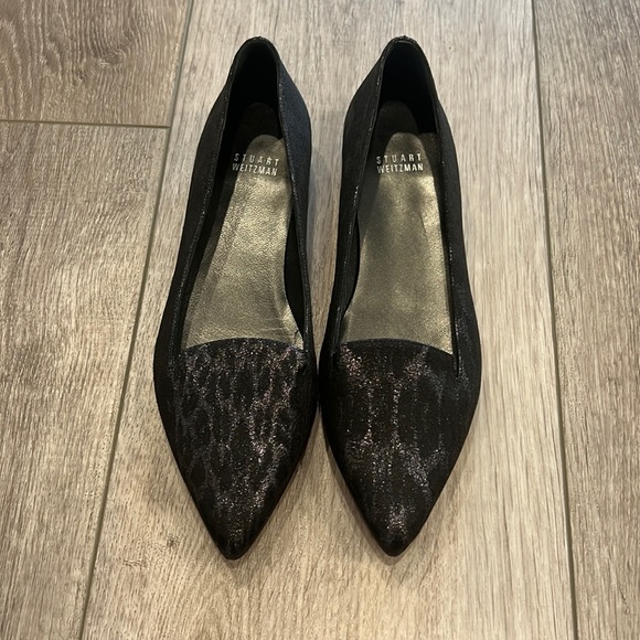 Stuart Weitzman Shoes - Stuart Weitzman leopard print flats. Never worn outside 7.5